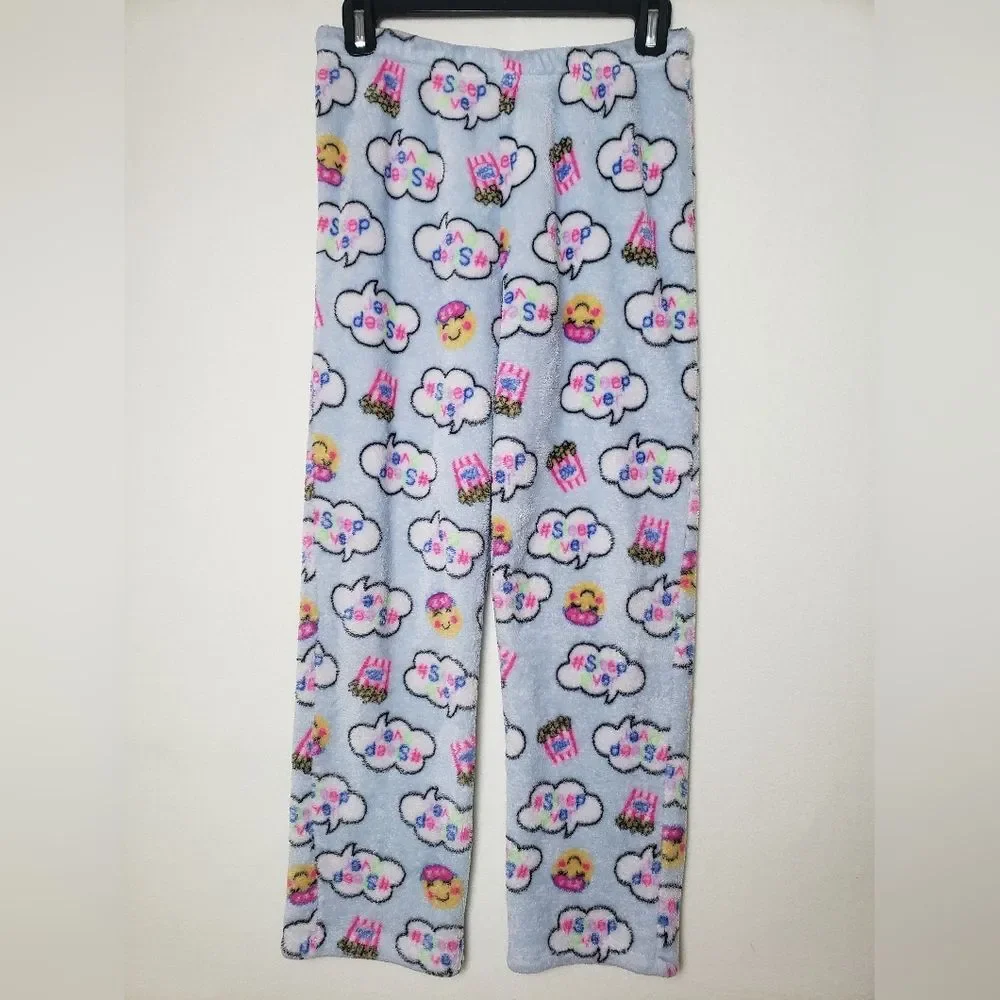 Fluffy Pajama Bottoms, Cute Sleepwear